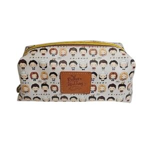 FRIENDS Top Zip Cosmetic Or Pencil Pouch
